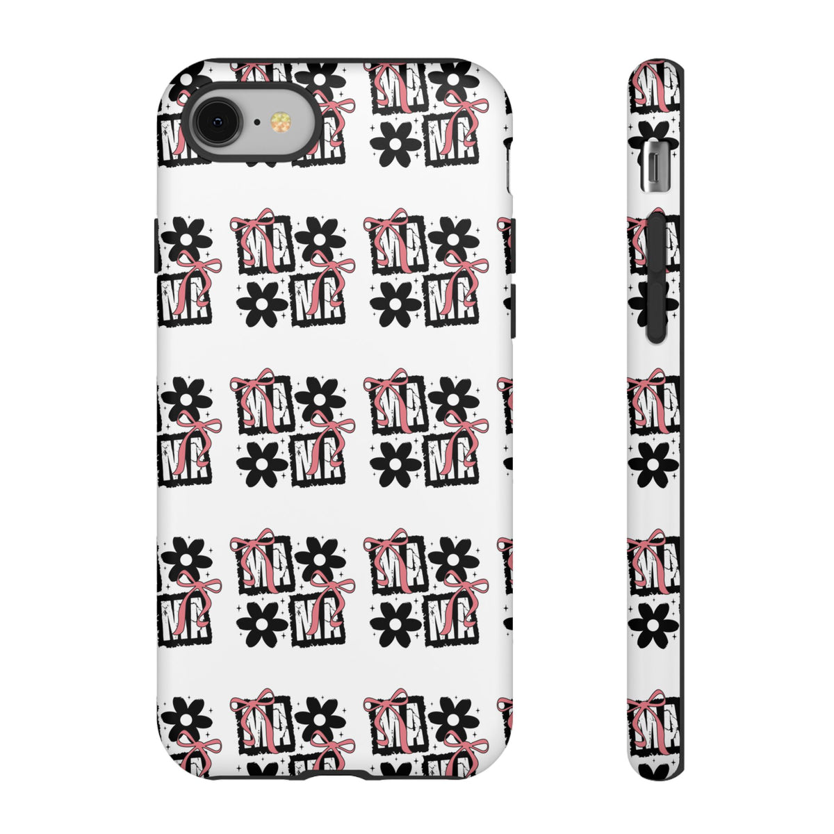 Patterned Tough Phone Case – Floral Gift Box Repeat Design