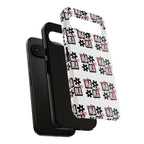 Patterned Tough Phone Case – Floral Gift Box Repeat Design