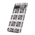 Patterned Tough Phone Case – Floral Gift Box Repeat Design