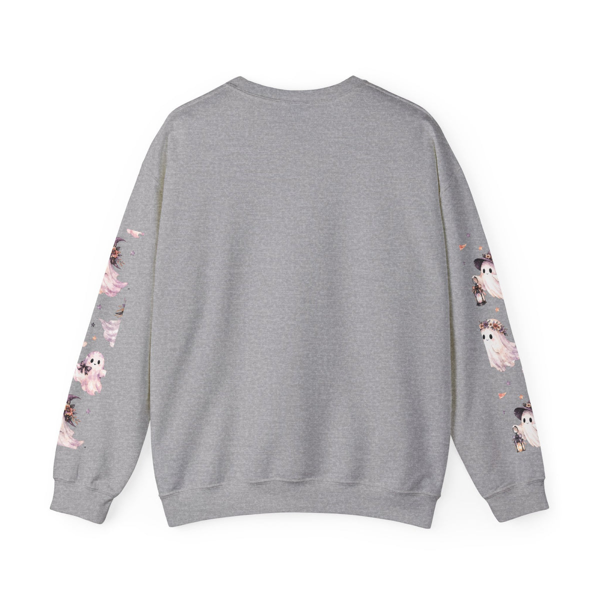 Spooky Season Crewneck Sweatshirt — Ghosts & Pumpkins Halloween Pullover