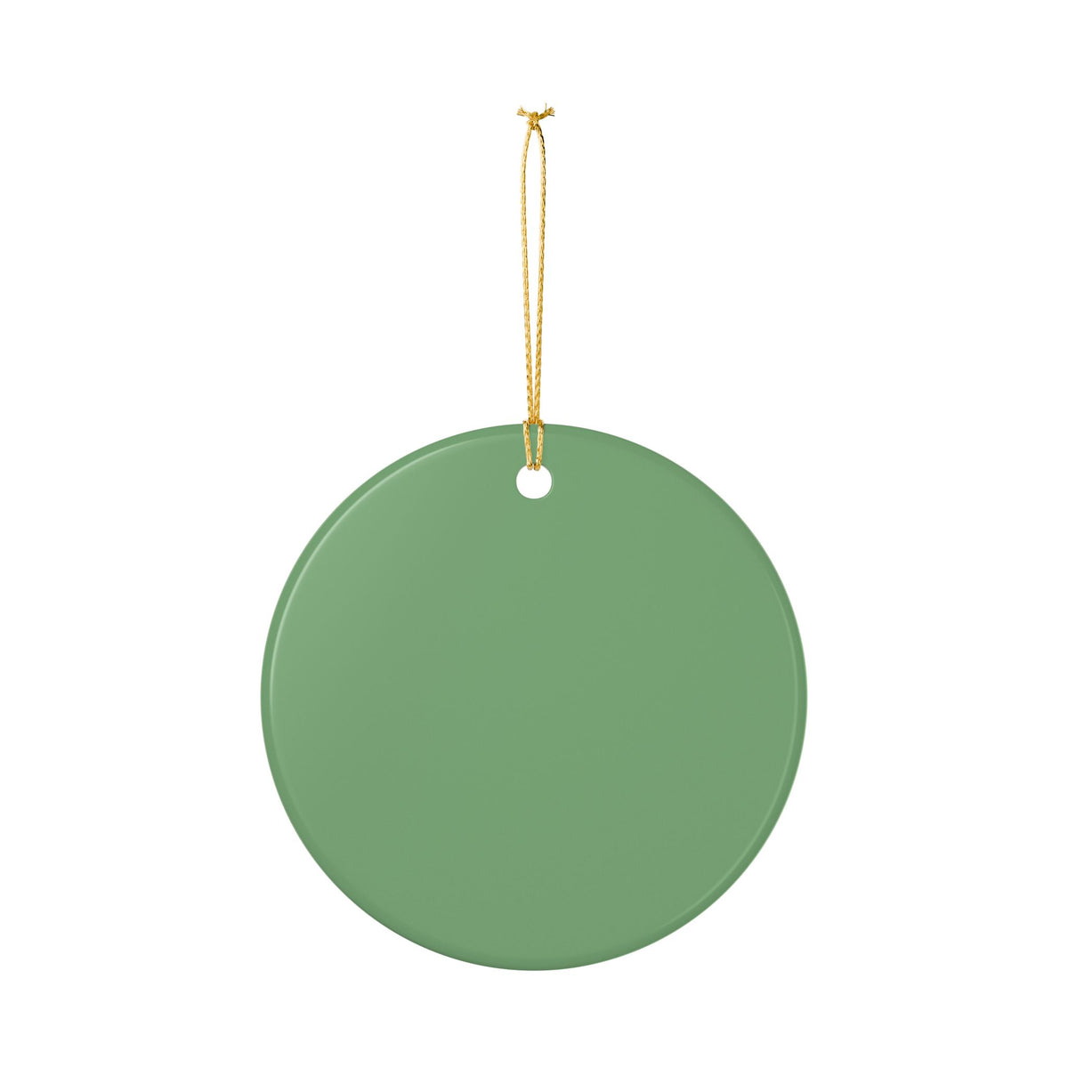 My First Christmas Ceramic Ornament – Baby's First Holiday Heart Decoration