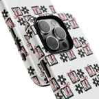 Patterned Tough Phone Case – Floral Gift Box Repeat Design