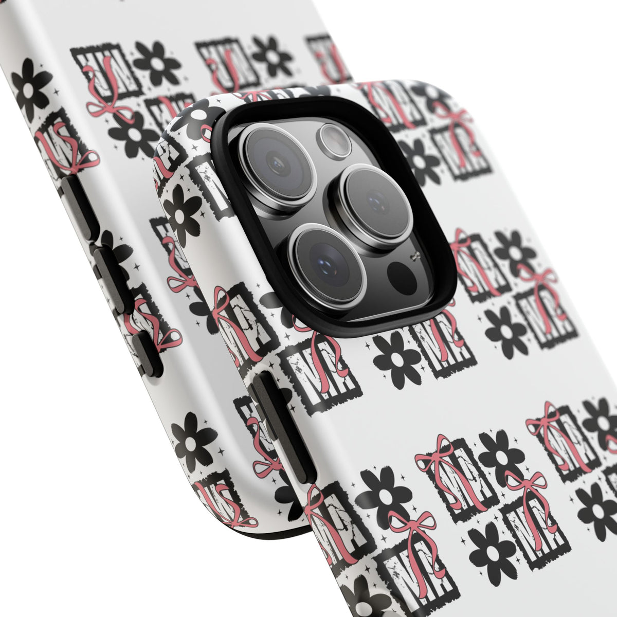 Patterned Tough Phone Case – Floral Gift Box Repeat Design
