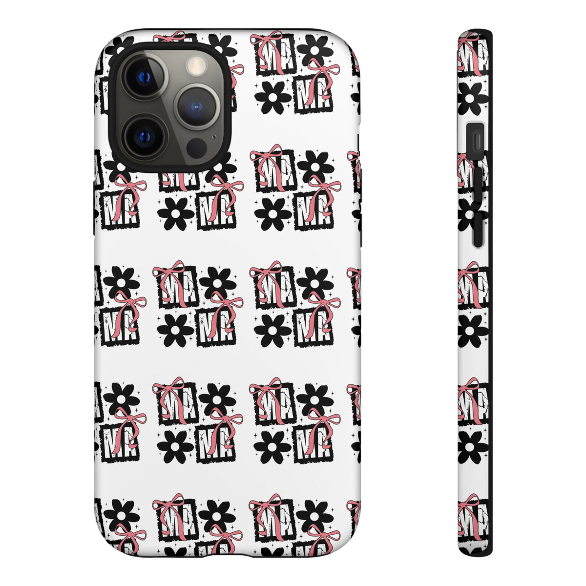 Patterned Tough Phone Case – Floral Gift Box Repeat Design