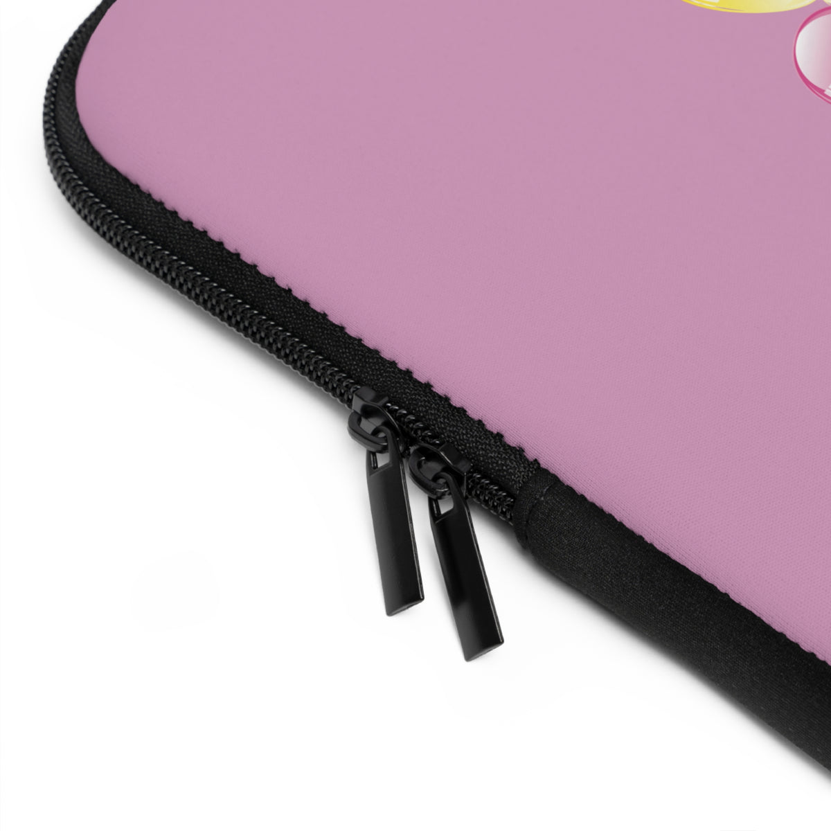 Kellsie's Hope Pink Balloon Laptop Sleeve — Fundraiser Awareness Tech Case
