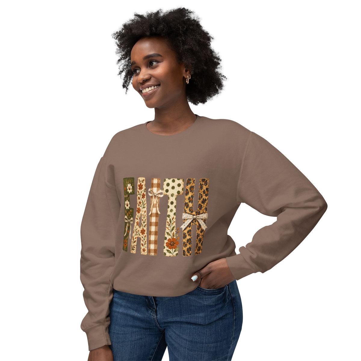 Faith Floral Crewneck Sweatshirt