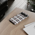 Patterned Tough Phone Case – Floral Gift Box Repeat Design
