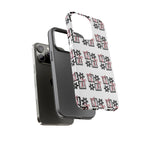 Patterned Tough Phone Case – Floral Gift Box Repeat Design