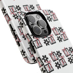 Patterned Tough Phone Case – Floral Gift Box Repeat Design