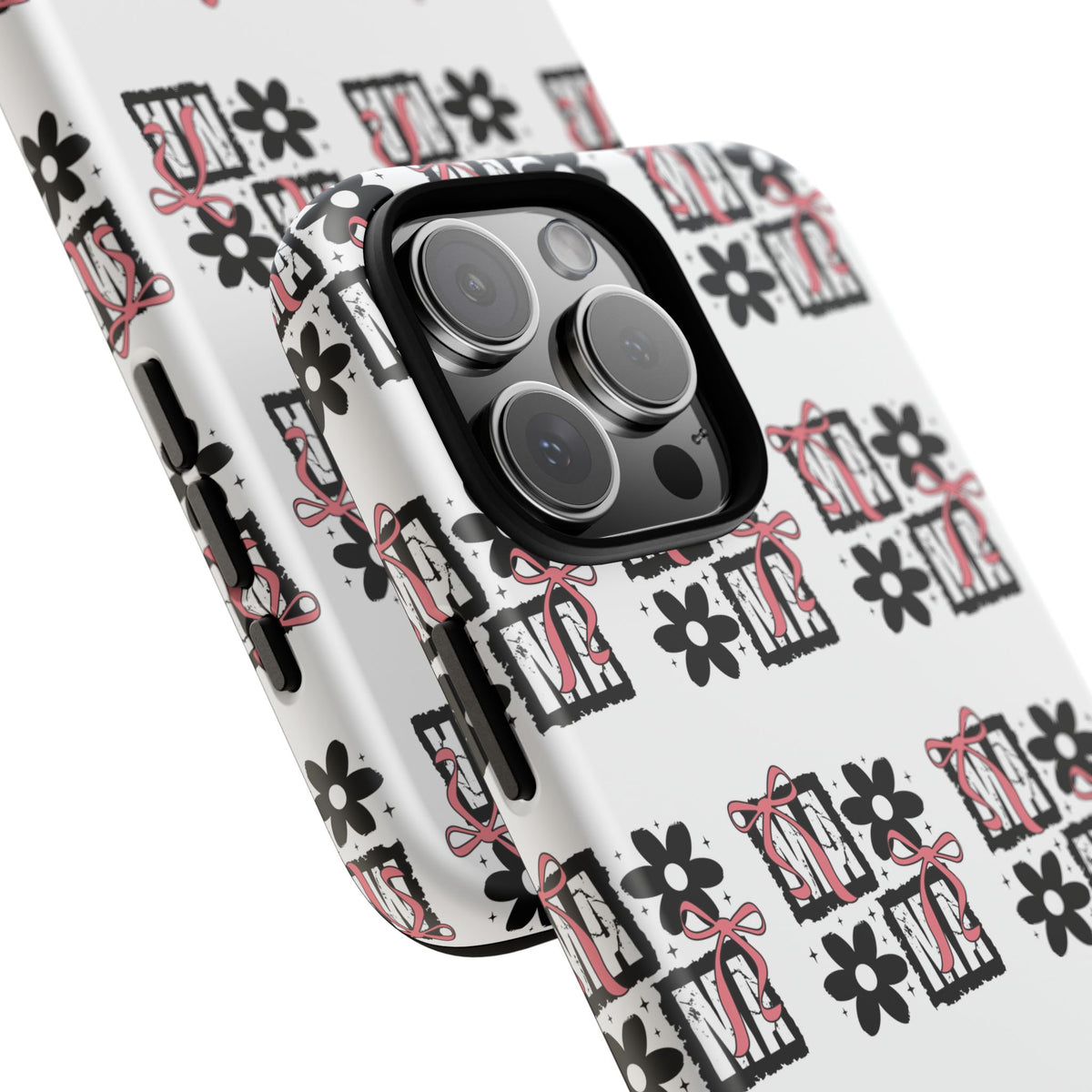 Patterned Tough Phone Case – Floral Gift Box Repeat Design