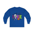 Nurse Halloween Long Sleeve Tee — Cute Spooky Skeleton, Pumpkin & Spiderweb Graphic