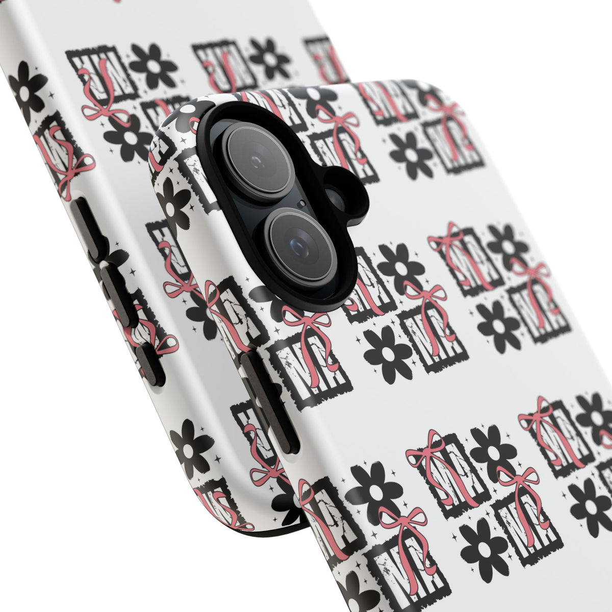 Patterned Tough Phone Case – Floral Gift Box Repeat Design