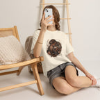 Vintage Woodland Goddess T-Shirt — Woman with Fox Graphic Tee