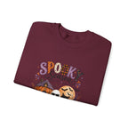 Spooky Season Crewneck Sweatshirt — Ghosts & Pumpkins Halloween Pullover
