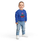 Toddler Sweatshirt — "Just a Girl Who Loves Christmas" Holiday Sweatshirt