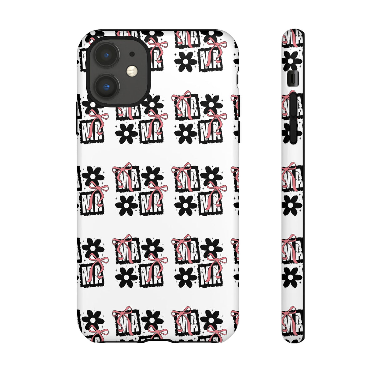 Patterned Tough Phone Case – Floral Gift Box Repeat Design