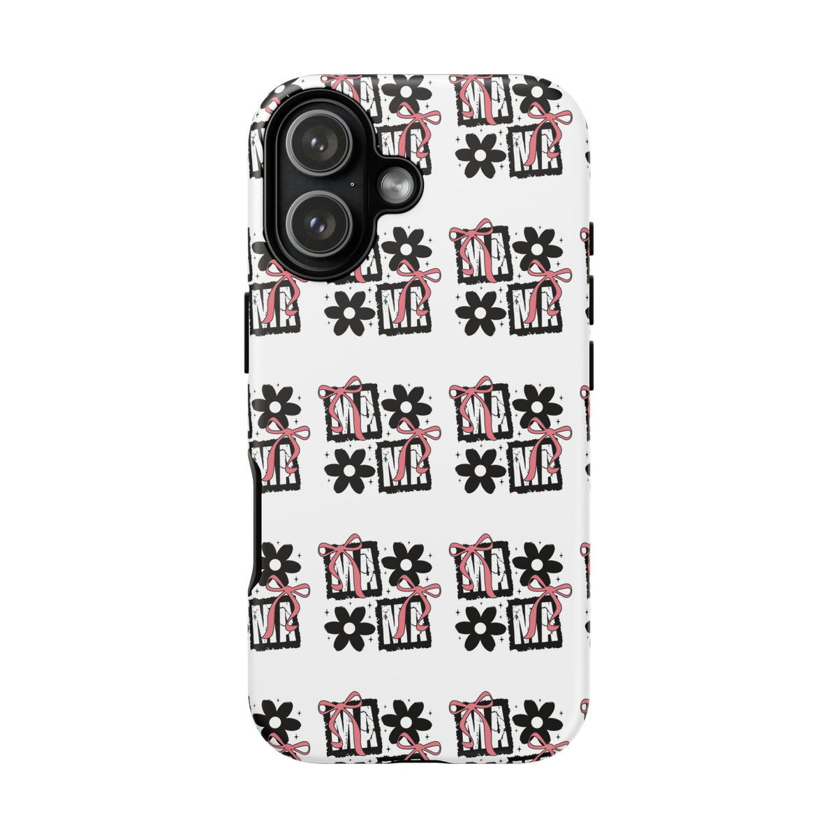Patterned Tough Phone Case – Floral Gift Box Repeat Design