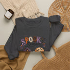 Spooky Season Crewneck Sweatshirt — Ghosts & Pumpkins Halloween Pullover
