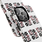 Patterned Tough Phone Case – Floral Gift Box Repeat Design