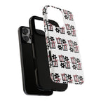 Patterned Tough Phone Case – Floral Gift Box Repeat Design