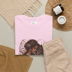 Vintage Woodland Goddess T-Shirt — Woman with Fox Graphic Tee