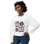 Mama Floral Crewneck Sweatshirt — Pink Bow & Flower Mom Design