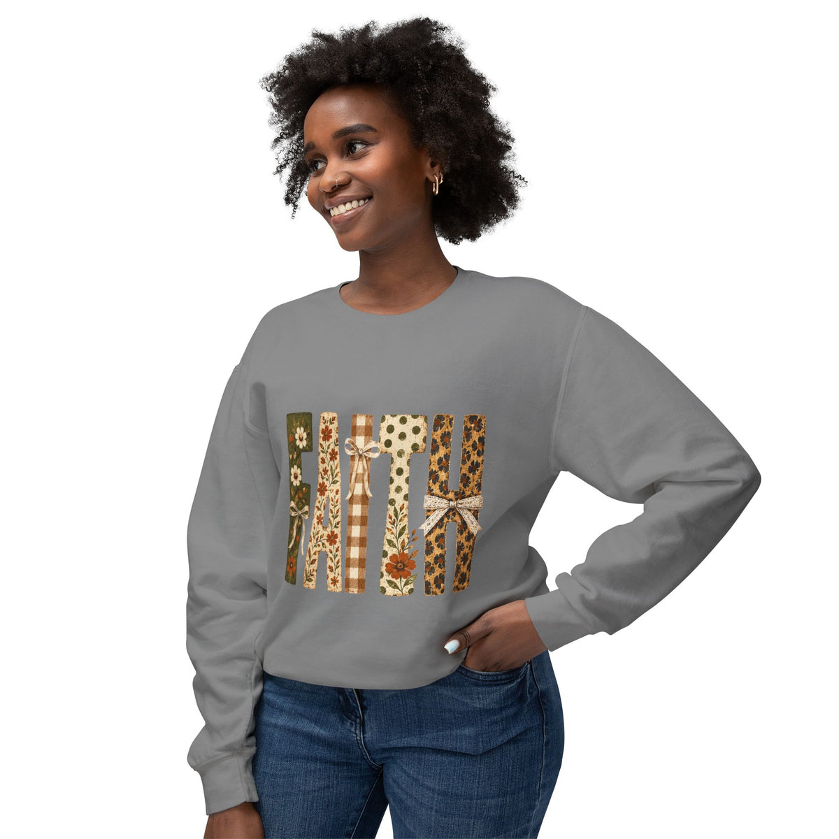 Faith Floral Crewneck Sweatshirt