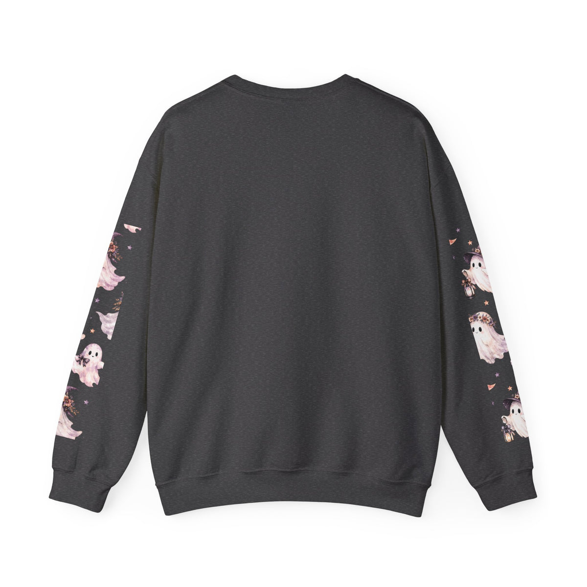 Spooky Season Crewneck Sweatshirt — Ghosts & Pumpkins Halloween Pullover
