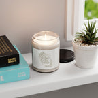 Chapter & Charm Creative Soy Candle 9oz — Scented Jar Candle with Elegant Botanical Label