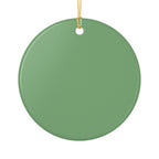 My First Christmas Ceramic Ornament – Baby's First Holiday Heart Decoration