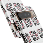 Patterned Tough Phone Case – Floral Gift Box Repeat Design