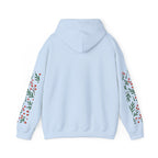 Christmas Tree Hoodie – "Joy to the World" Holiday Pullover with Festive Sleeve Berries