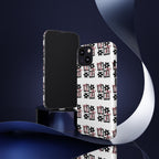 Patterned Tough Phone Case – Floral Gift Box Repeat Design