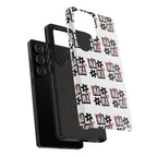 Patterned Tough Phone Case – Floral Gift Box Repeat Design