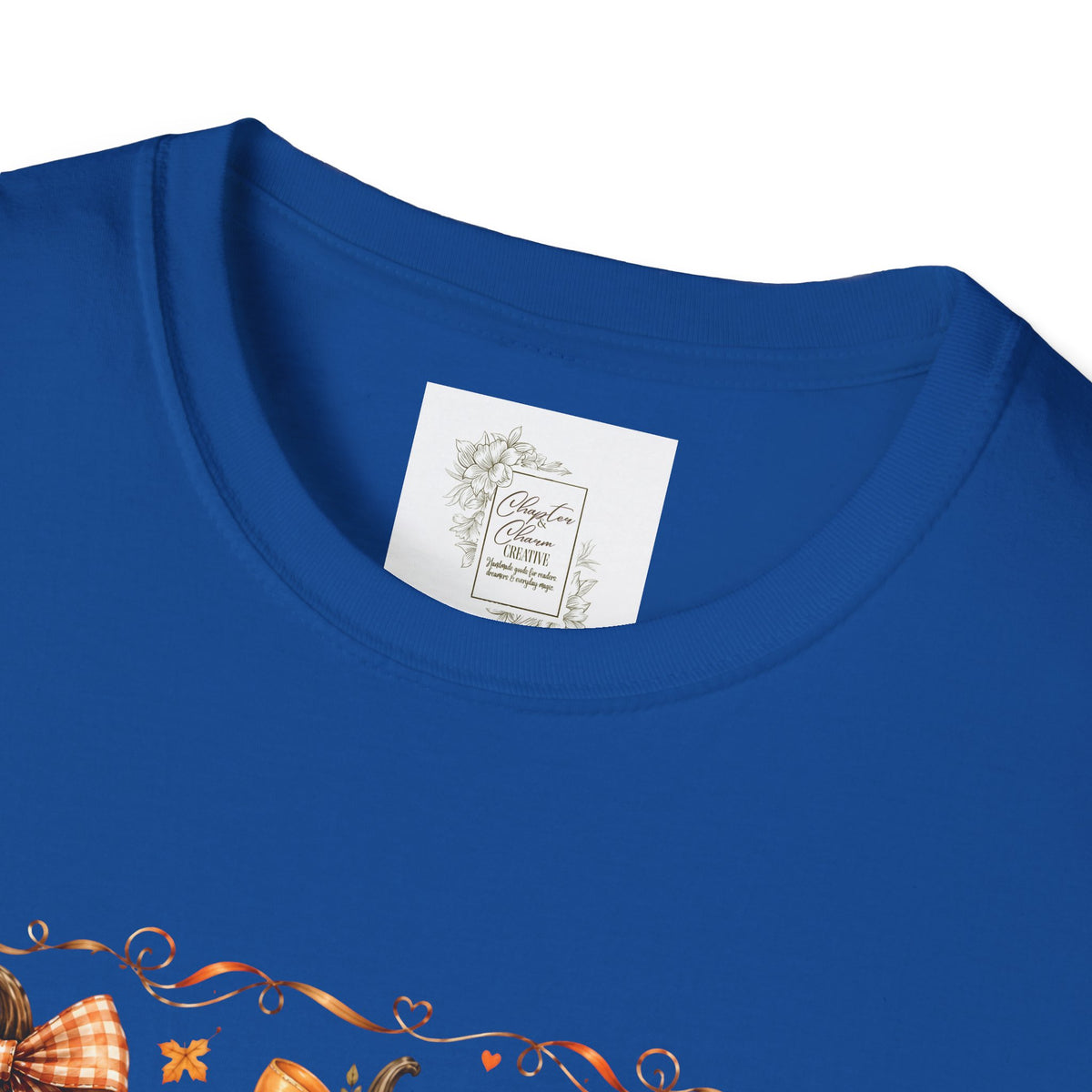 Fall Plaid Pumpkins T-Shirt — Autumn Harvest Graphic Tee