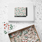 Holiday Berry Pattern Puzzle — Festive Botanical Jigsaw (110–1014 pcs)