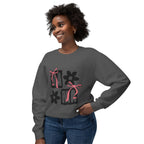 Mama Floral Crewneck Sweatshirt — Pink Bow & Flower Mom Design