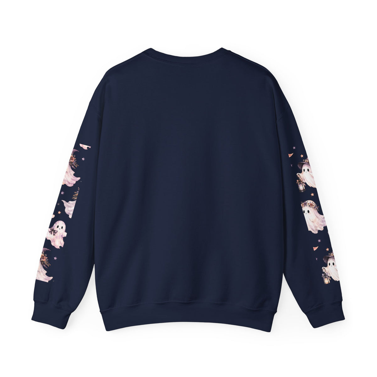 Spooky Season Crewneck Sweatshirt — Ghosts & Pumpkins Halloween Pullover