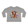 Boo Crew Toddler Long Sleeve Tee — Cute Halloween Pumpkin & Ghosts