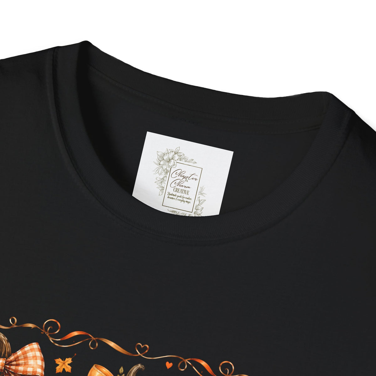 Fall Plaid Pumpkins T-Shirt — Autumn Harvest Graphic Tee