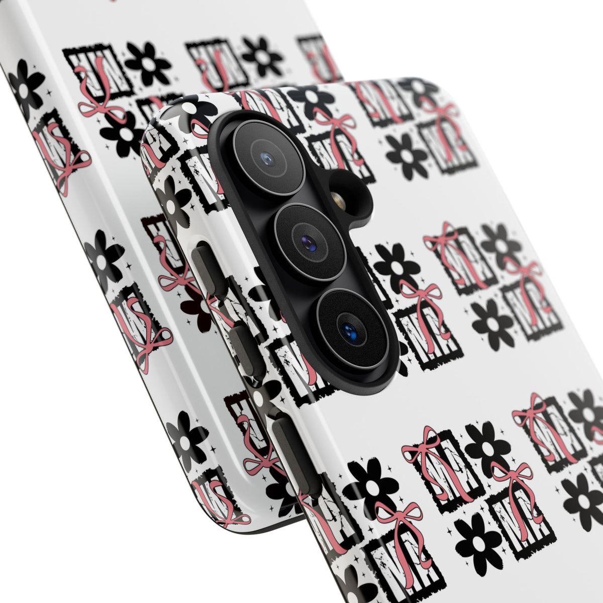 Patterned Tough Phone Case – Floral Gift Box Repeat Design