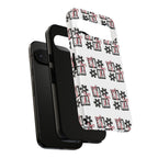 Patterned Tough Phone Case – Floral Gift Box Repeat Design