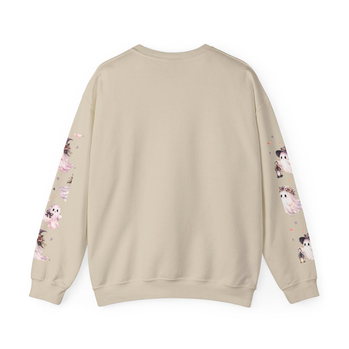 Spooky Season Crewneck Sweatshirt — Ghosts & Pumpkins Halloween Pullover