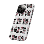 Patterned Tough Phone Case – Floral Gift Box Repeat Design