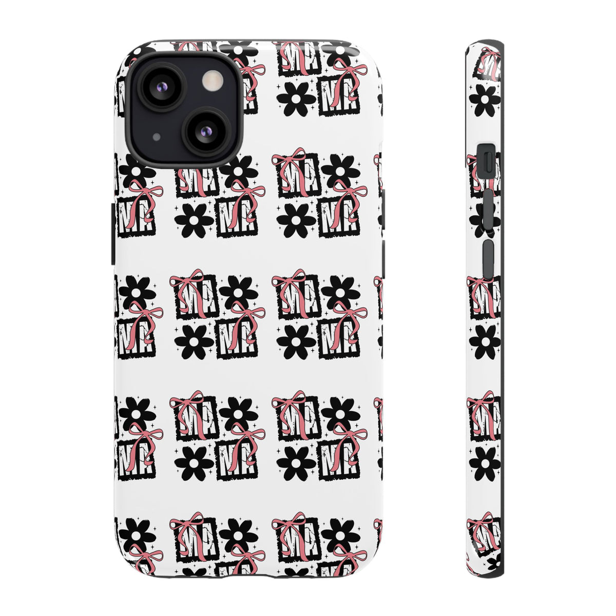 Patterned Tough Phone Case – Floral Gift Box Repeat Design