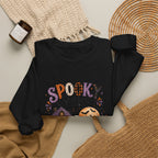 Spooky Season Crewneck Sweatshirt — Ghosts & Pumpkins Halloween Pullover