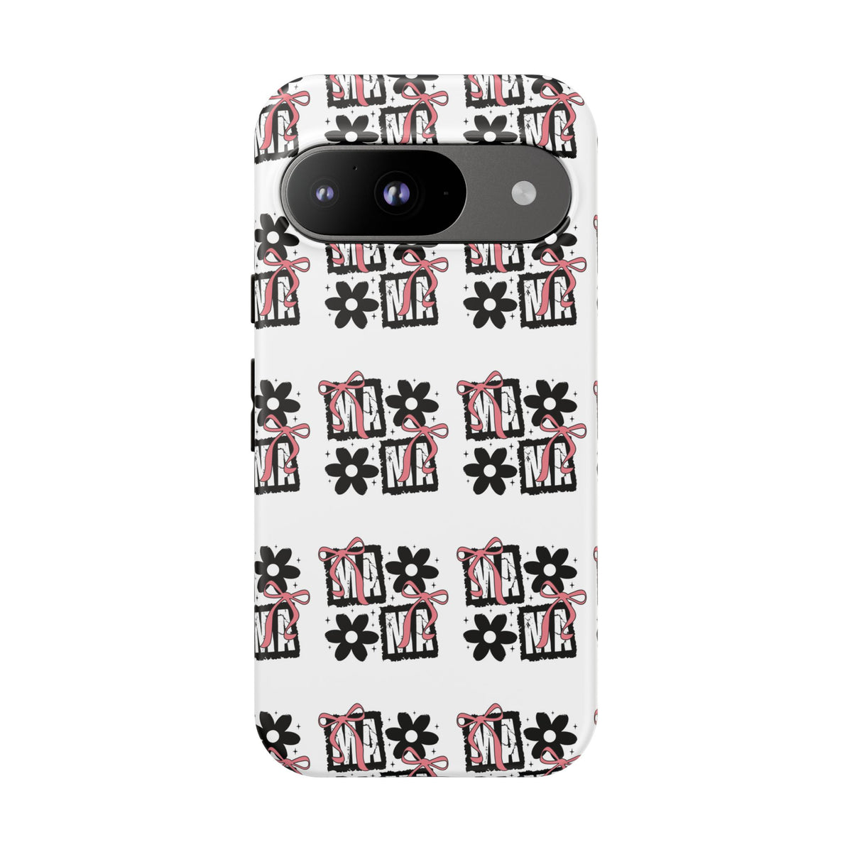 Patterned Tough Phone Case – Floral Gift Box Repeat Design