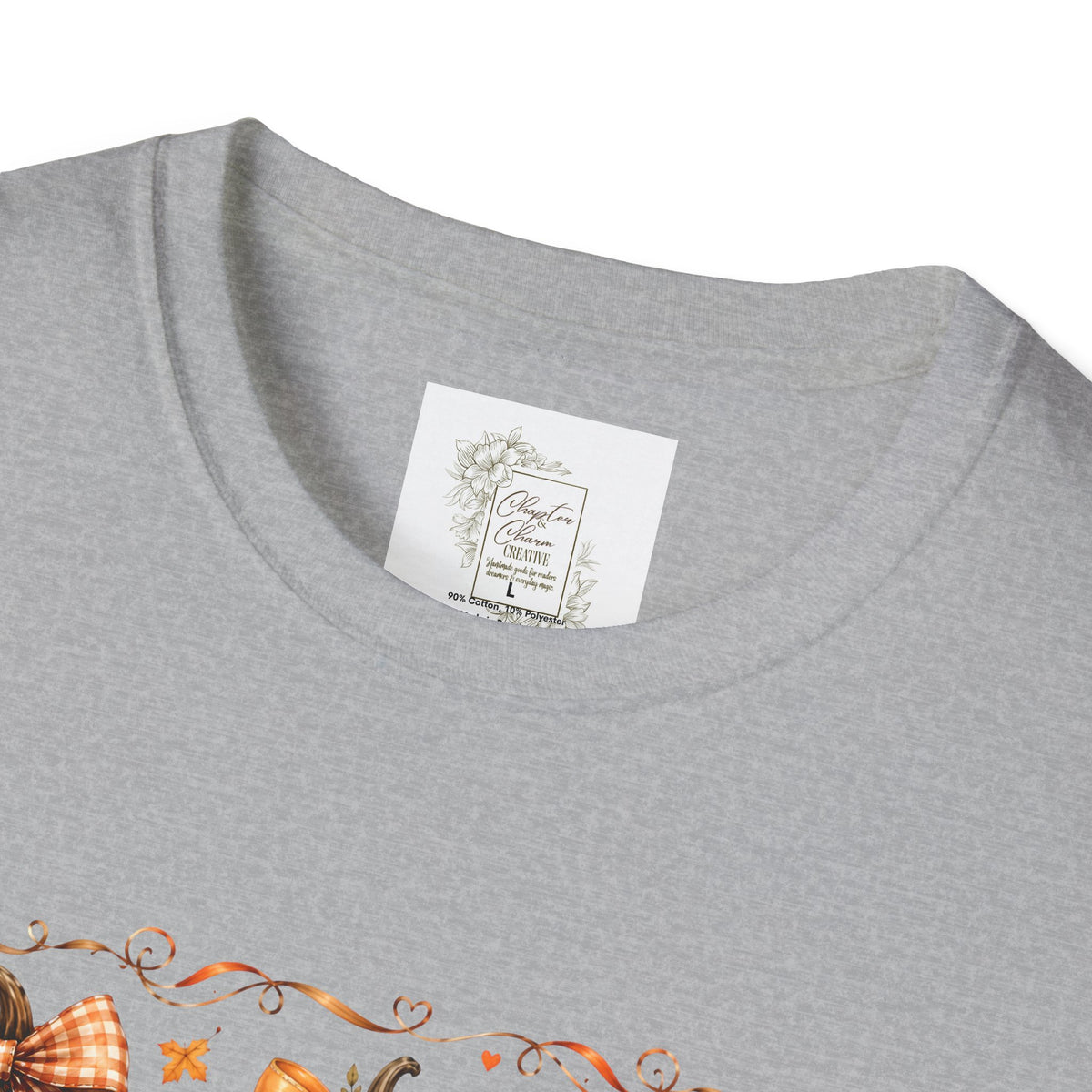 Fall Plaid Pumpkins T-Shirt — Autumn Harvest Graphic Tee