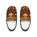 Cozy Highland Cow Christmas Slippers — Women's Indoor Holiday House Shoes