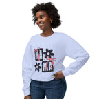 Mama Floral Crewneck Sweatshirt — Pink Bow & Flower Mom Design